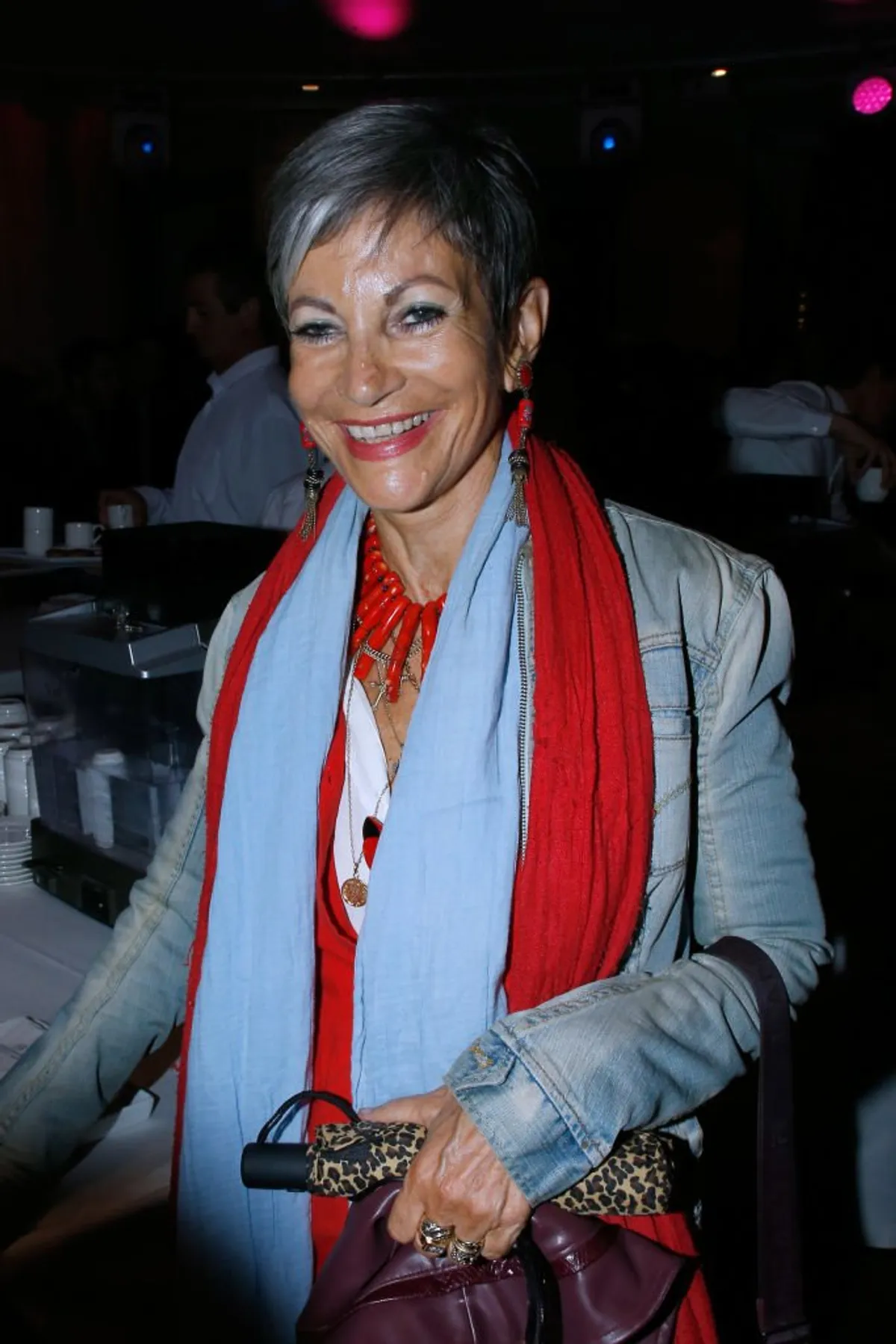 Isabelle Morini-Bosc toute souriante. | Photo : Getty Images