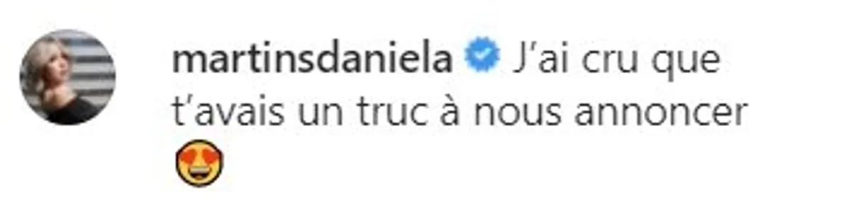 Commentaire d'une fan sur la photo de Amandine. | Photo : Instagram / famille.pellissard.tf1