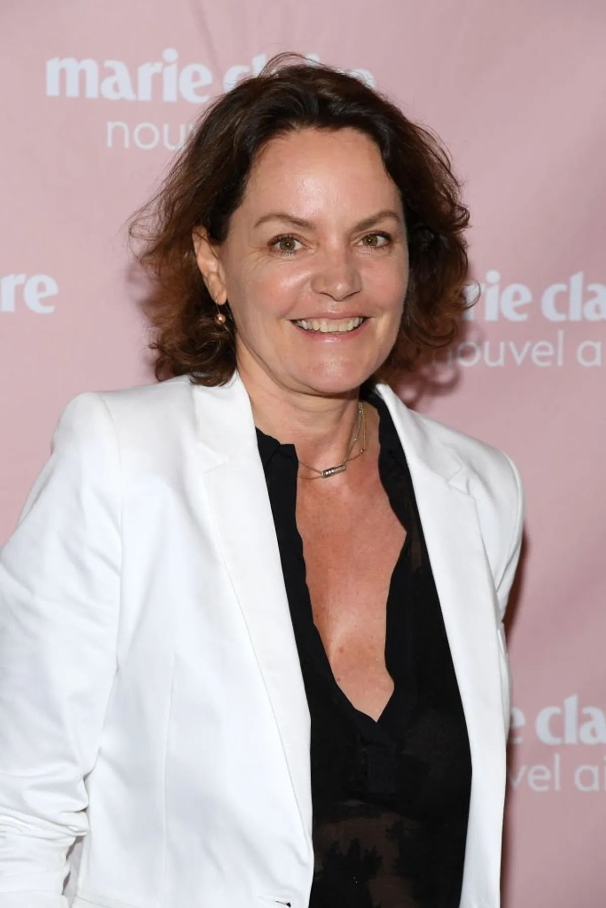 Cendrine Dominguez pose lors d'un photocall lors de Marie Claire, Nouvel Air à l'hôtel Lutetia le 5 juin 2018 à Paris, France. | Photo : Getty Images