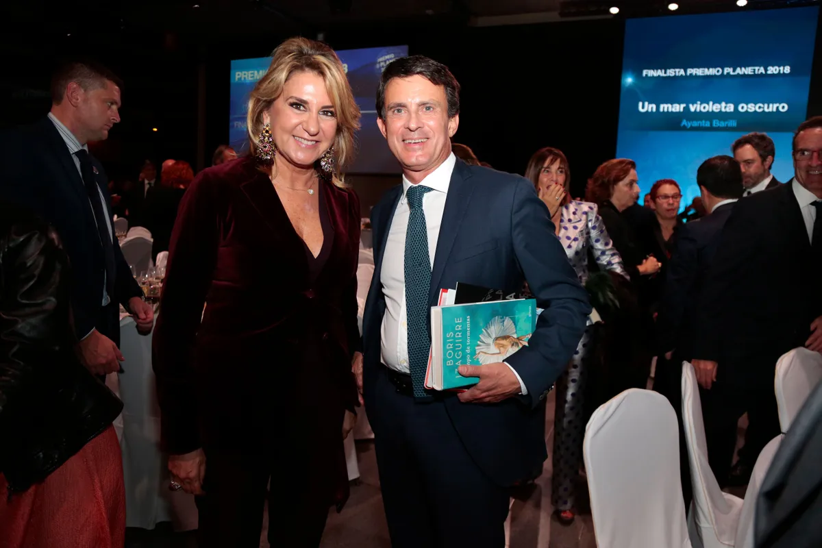 Manuel Valls et sa compagne Susana Gallardo. | Photo : Getty Images