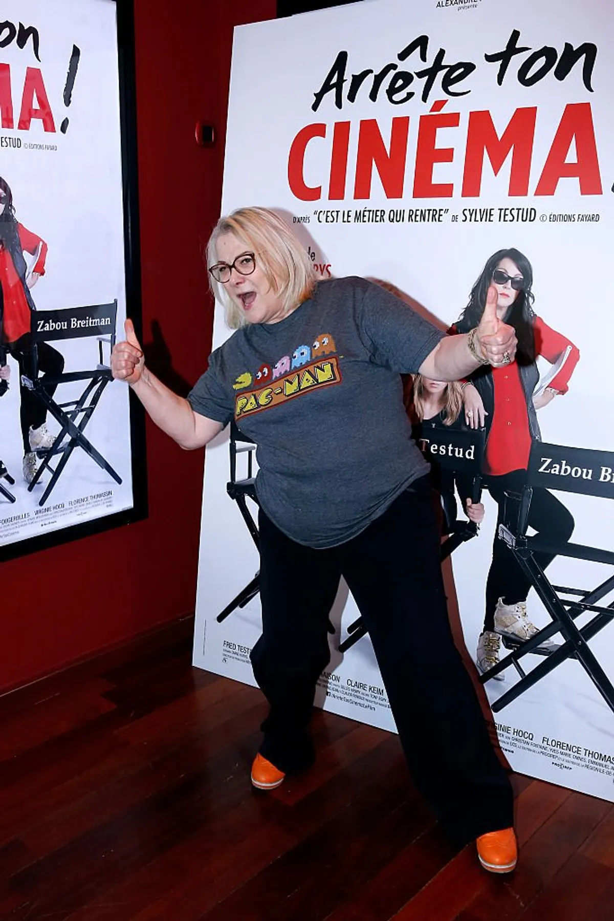 : Actrice du film Josiane Balasko assiste à la "Arrete Ton Cinema!" Paris Première à Publicis Champs Elysées le 6 janvier 2016 à Paris, France. | Photo : Getty Images