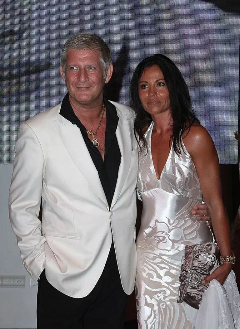 Patrick Sébastien and his wife on July 27, 2007 in Monte-Carlo.  l Source: Getty Images