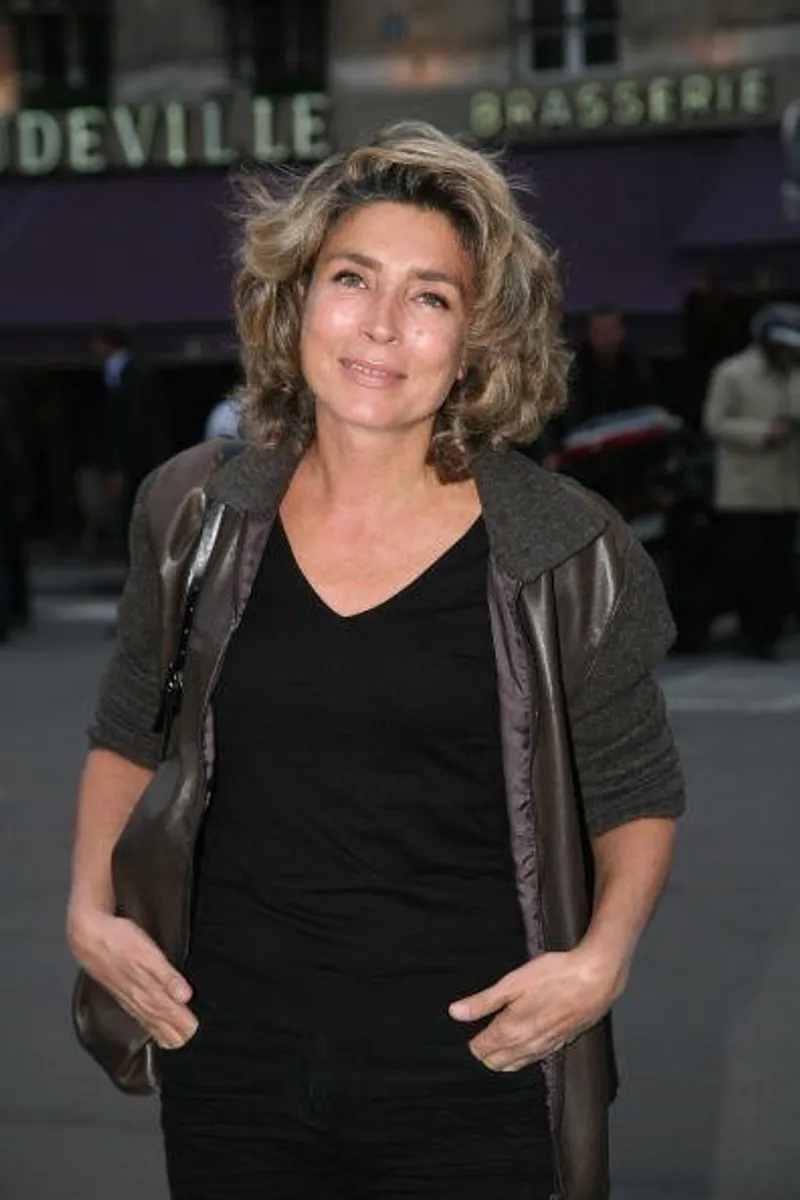 Marie-Ange Nardi assiste au cocktail de TF1 au Palais Brongniart.| Photo : Getty Images