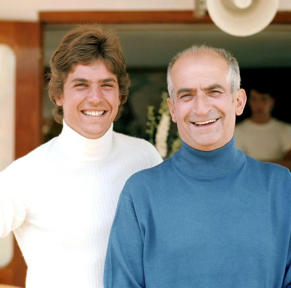 Louis de Funes et son fils Olivier. | Photo : Getty Images