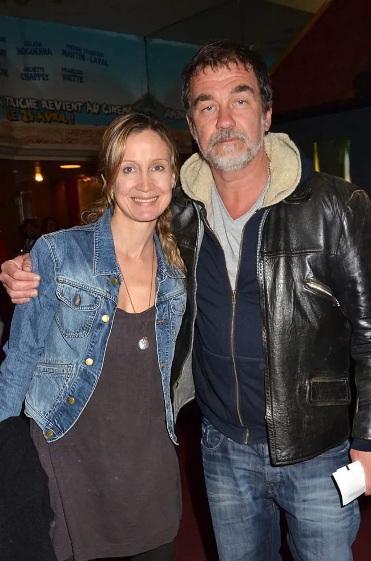 Catherine Marchall et Olivier Marchal assister à 'Le Cirque Eloize' - Première VIP au Grand Rex le 17 mars 2012 à Paris, France. | Photo : Getty Images