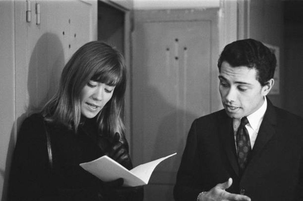 Françoise Hardy and Jean-Marie Périer in the 1960s Photo: Getty Images