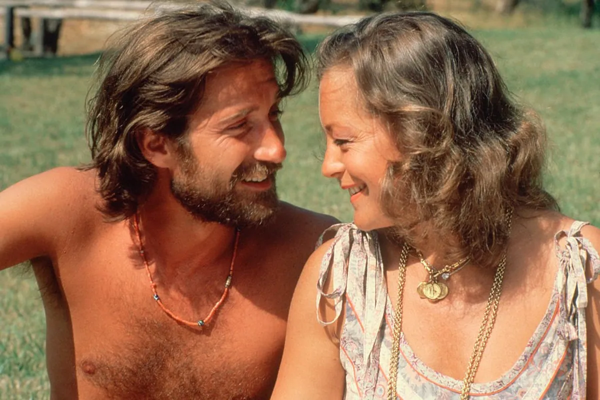 Daniel Biasini et son épouse, l'actrice allemande d'origine autrichienne Romy Schneider. | Photo : Getty Images
