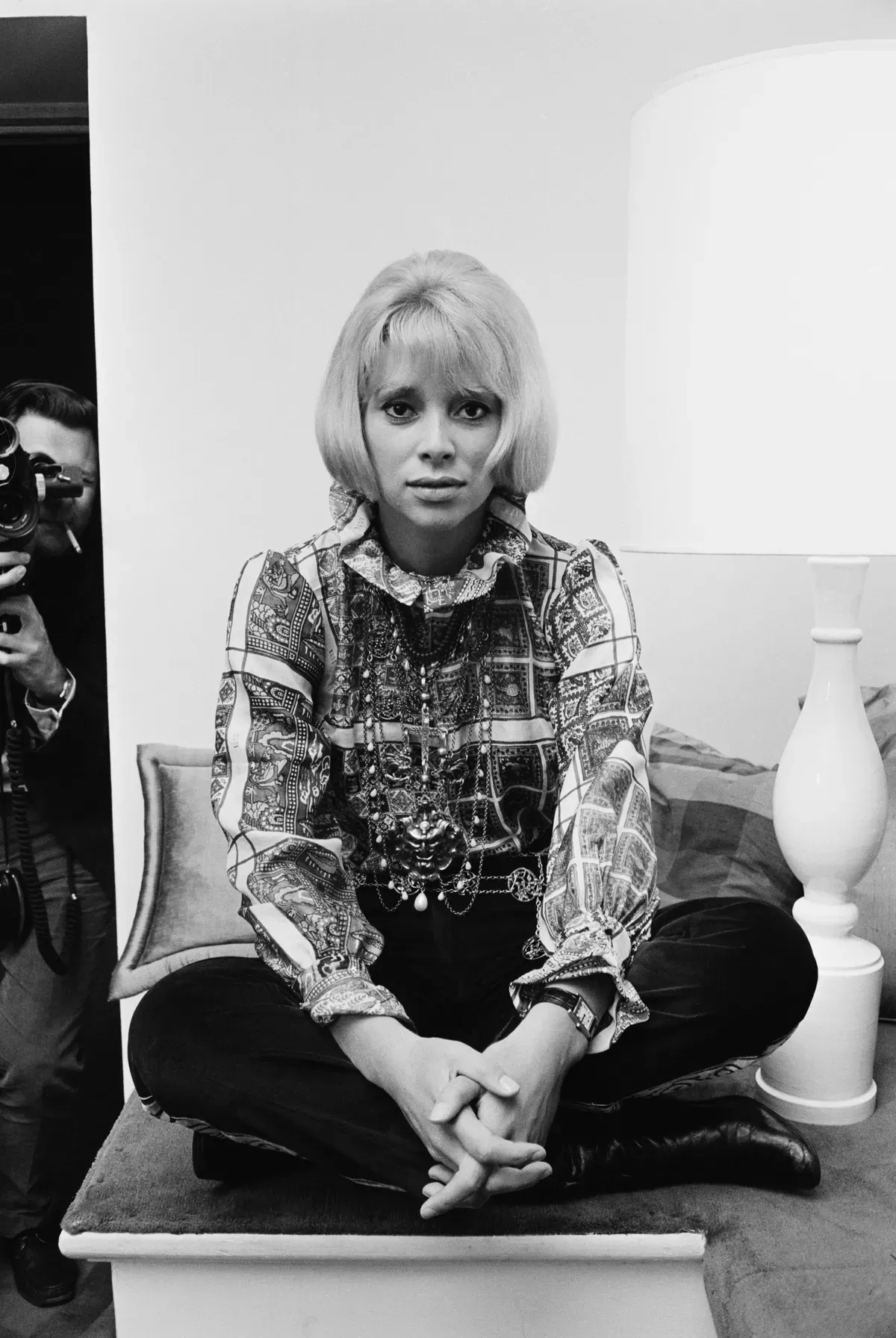 La comédienne Mireille Darc dans sa jeunesse. l Source : Getty Images