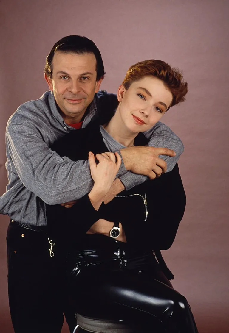 Roland Giraud et sa fille Géraldine. ǀ Source : Getty Images