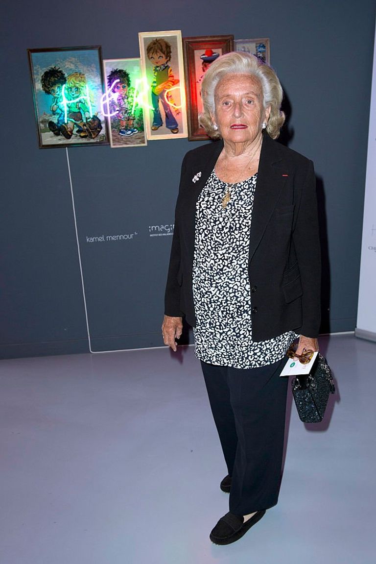 Bernadette Chirac assiste au dîner de vente aux enchères au profit de "Institut Imagine" le 10 septembre 2015 à Paris, France. | Photo : Getty Images