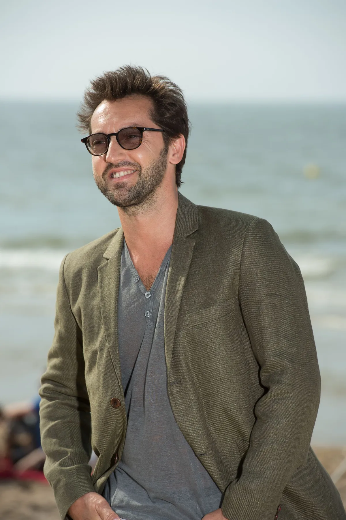 Frédéric Diefenthal assiste à un photocall lors du 30e Festival du Film de Cabourg le 11 juin 2016 à Cabourg, France. | Photo : Getty Images