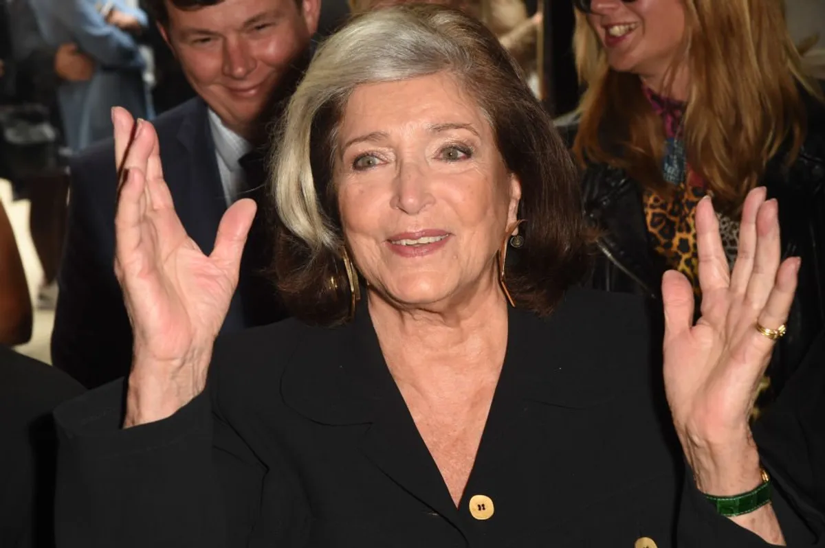 L'actrice Françoise Fabian assiste au défilé Vêtement Femme Printemps/Été 2020 de Guy Laroche dans le cadre de la Semaine de la mode de Paris, le 25 septembre 2019 à Paris, France. | Photo : Getty Images.
