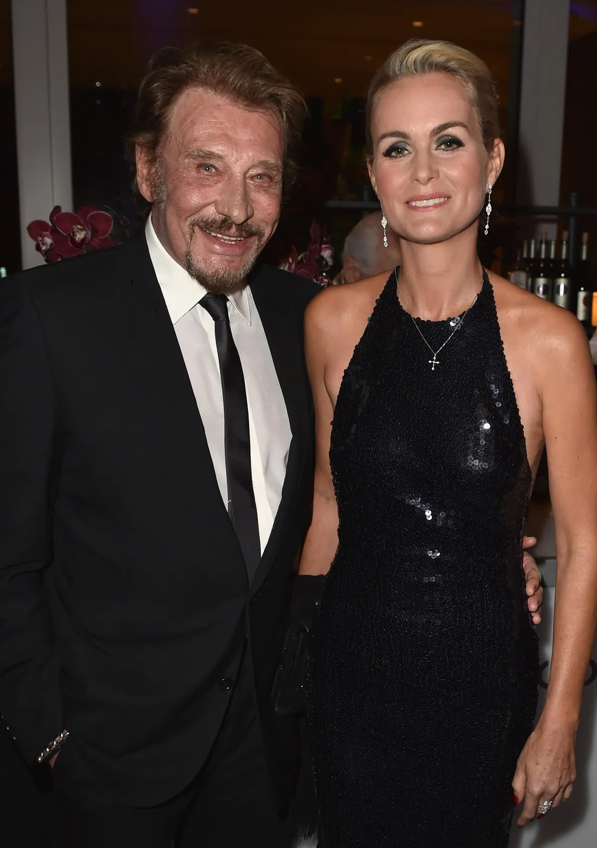 Johnny et Laetitia Hallyday | photo : Getty Images