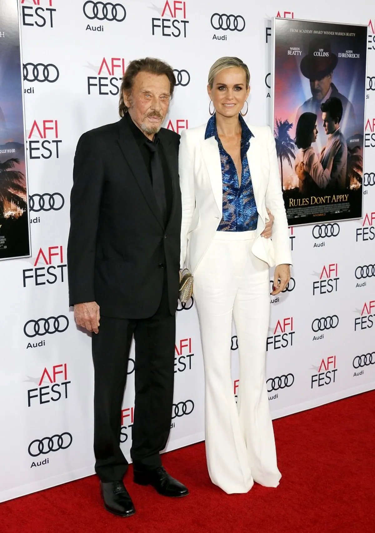 Johnny Hallyday et sa femme Laeticia Hallyday | Photo : Getty Images