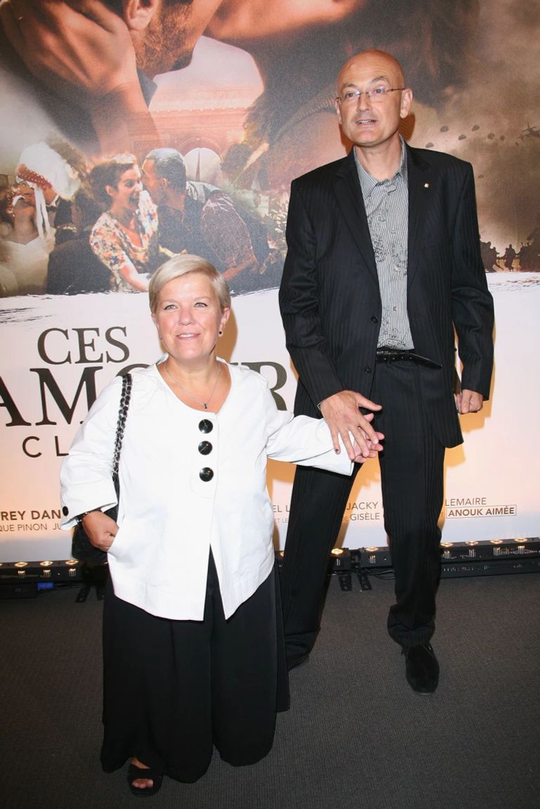 Mimie Mathy and her husband Benoist Gérard.  l Source: Getty Images