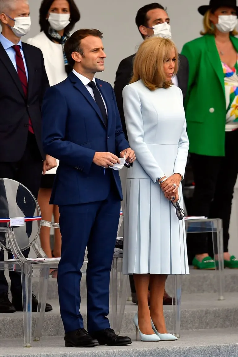 Emmanuel et Brigitte Macron. | Photo : Getty Image