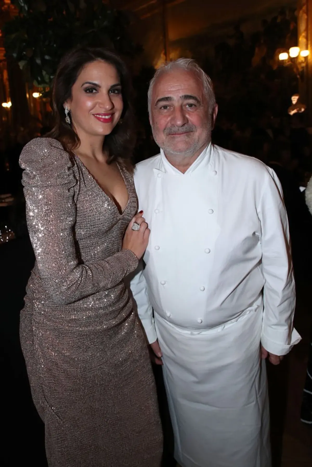 Sonia Mabrouk et Guy Savoie I Photo : Getty image