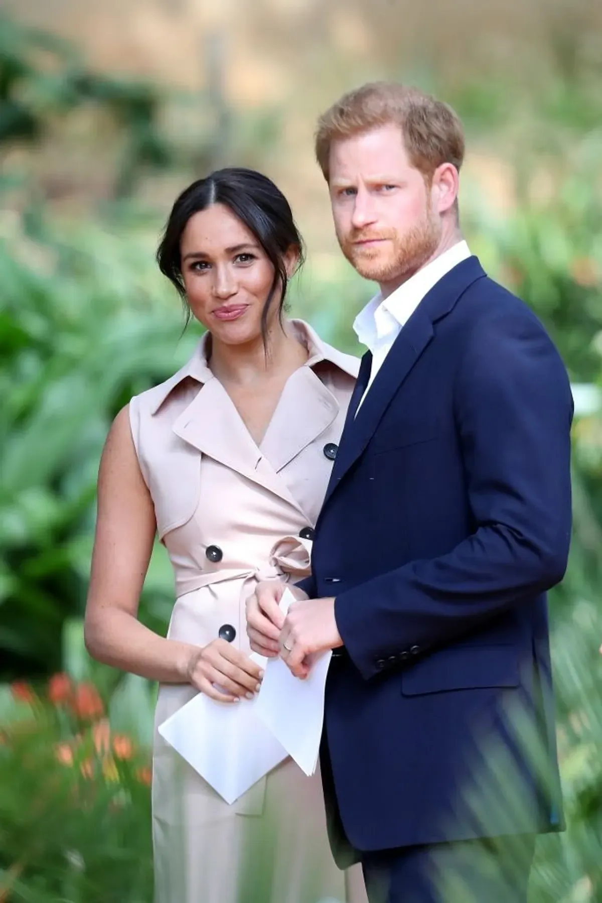 Le prince Harry et Meghan assistent à une réception des industries créatives et des entreprises, le 2 octobre 2019 à Johannesburg, en Afrique du Sud. | Photo : Getty Images
