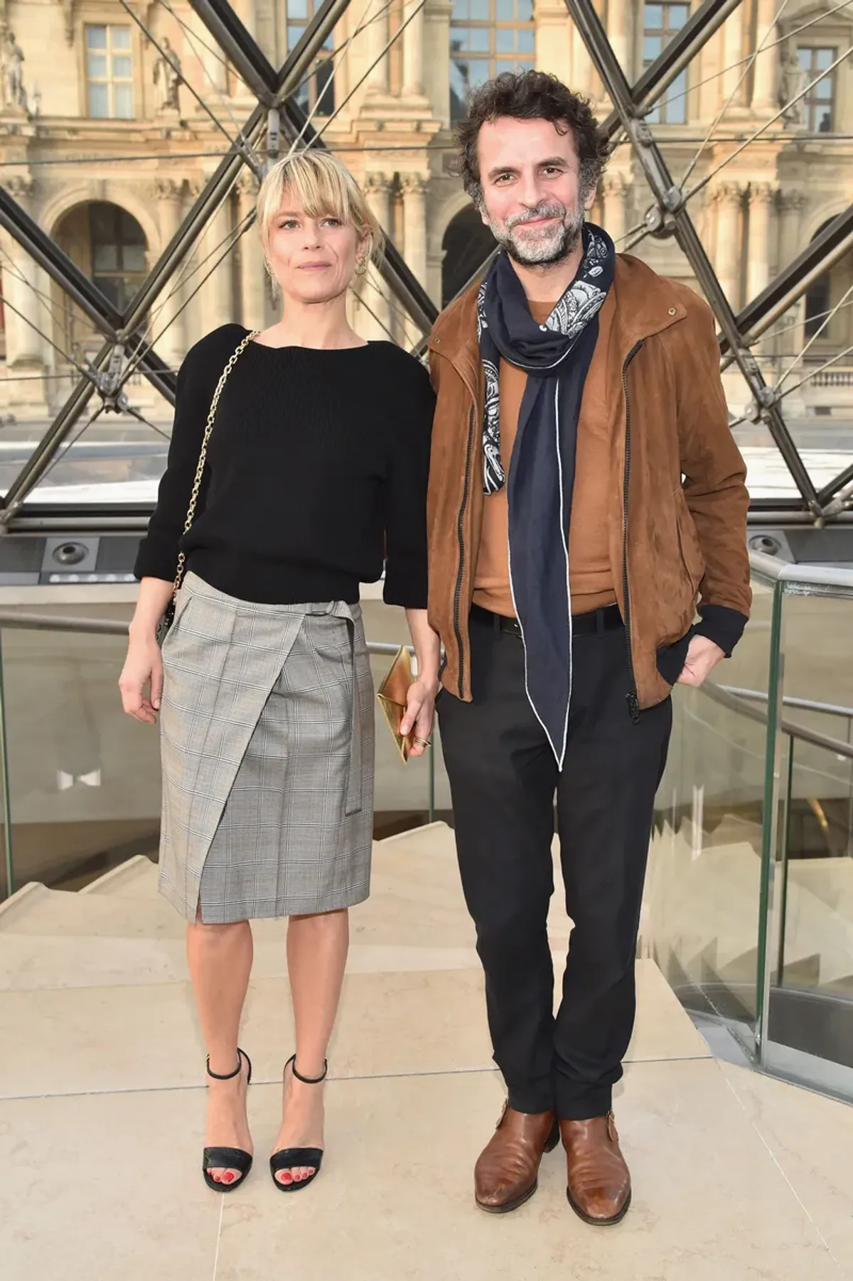 Marina Fois et Eric Lartigau, le 7 mars 2017 à Paris, France. | Photo : Getty Images