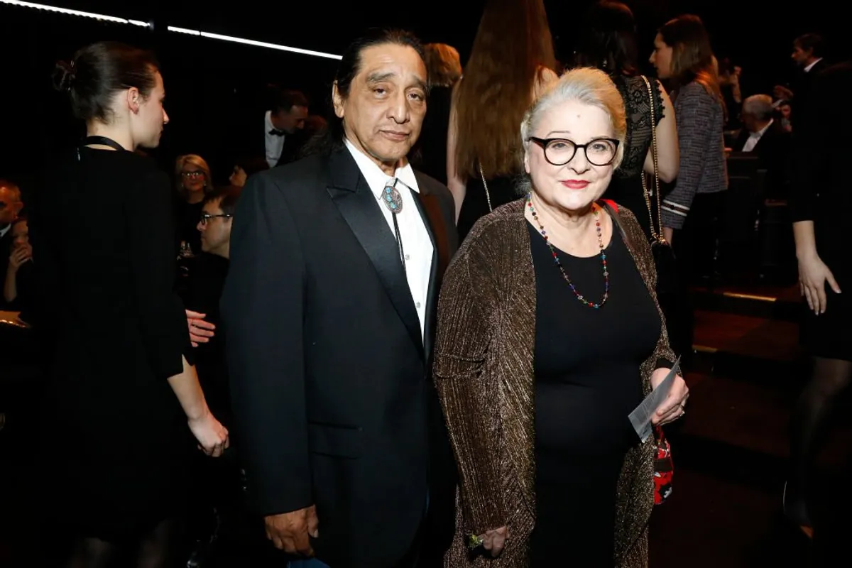 Josiane Balasko et George Aguilar à la cérémonie des Césars 2020 le 28 février 2020 à Paris. l PHOTO : Getty Images