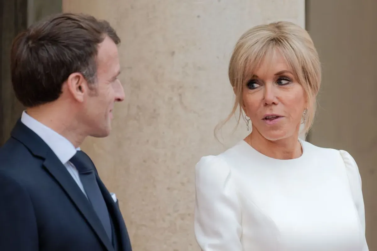 Brigitte et Emmanuel Macron.| Photo : Getty Images