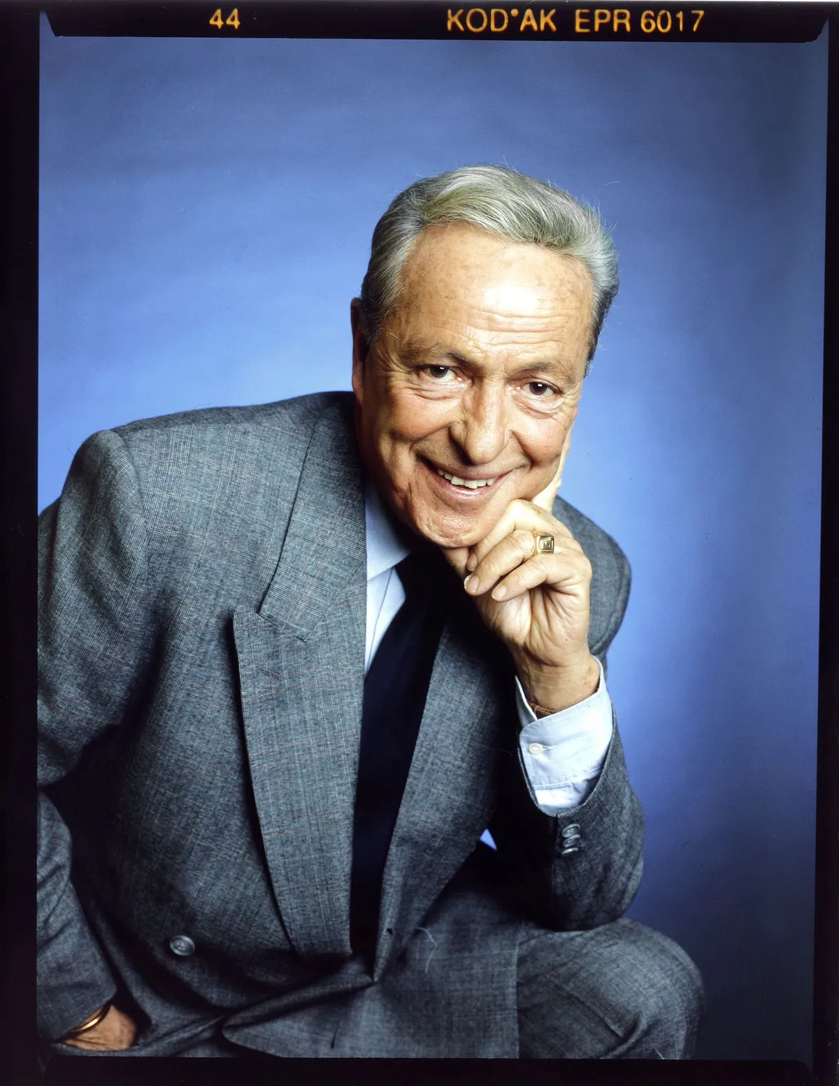 Le portrait de Guy Lux en 1991. l Photo : Getty Images