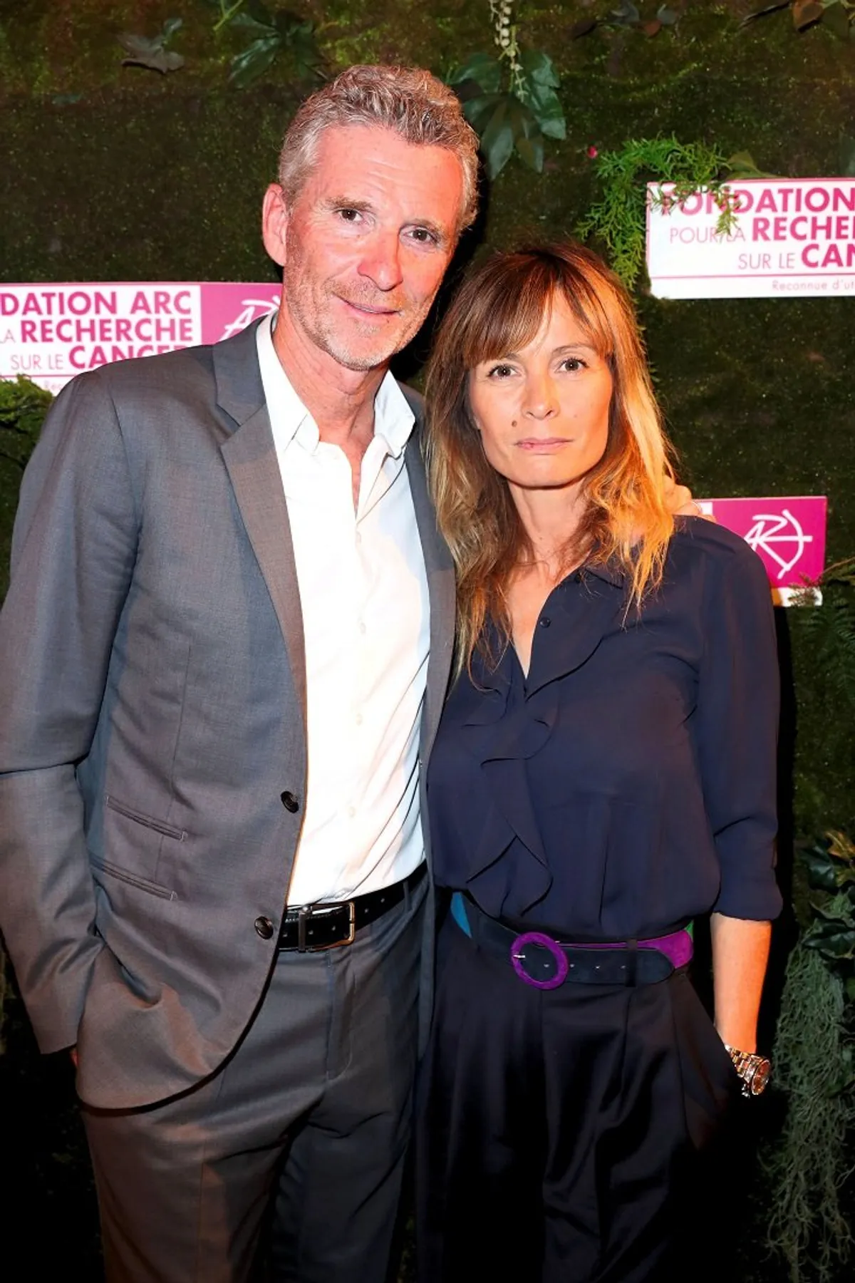 L'animateur Denis Brogniart et sa femme Hortense l Photo : Getty Images