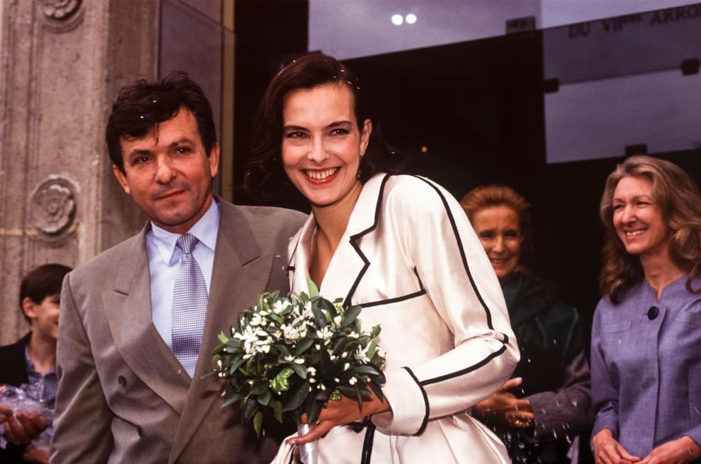 Le mariage de Carole Bouquet et Jacques Leibowitch le 22 juin 1991 à Paris. | Photo : Getty Images