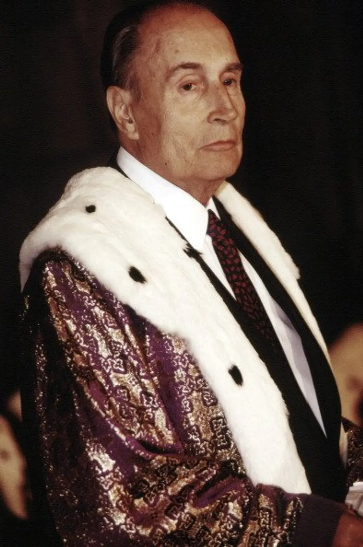 François Mitterrand, le 8 juillet 1994 à Naples, Italie. | Photo : Getty Images