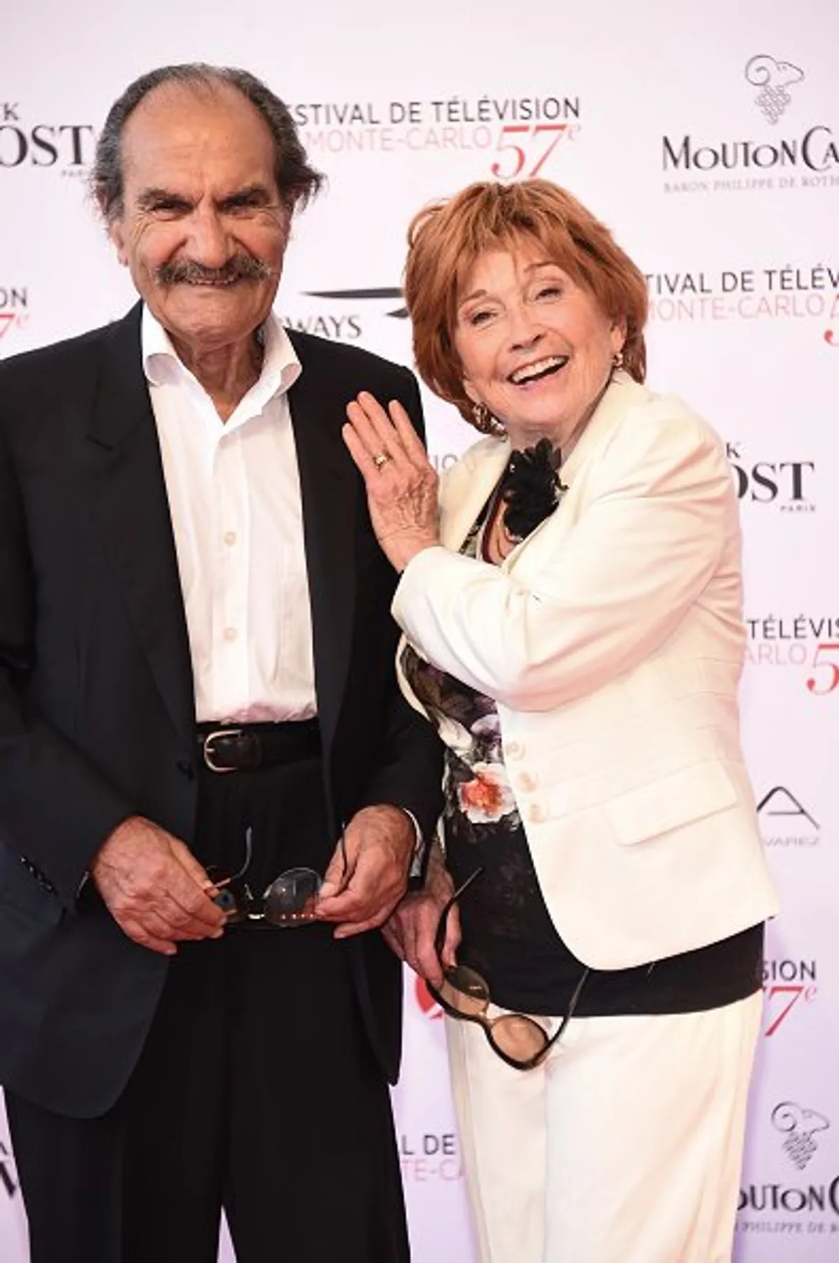 Gerard Hernandez et Marion Game assistent à la 57e cérémonie d'ouverture du Festival TV de Monte Carlo le 16 juin 2017 à Monte-Carlo, Monaco. | Photo : Getty Images