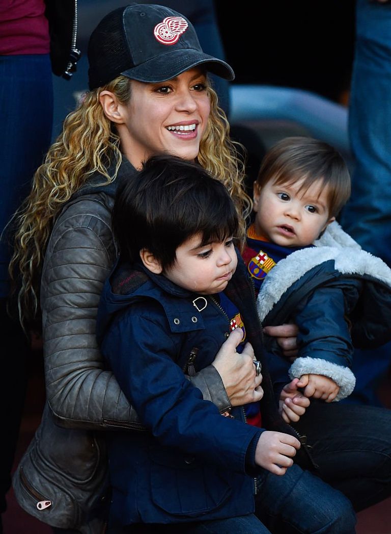 Shakira et ses deux enfants. І Source : Getty Images
