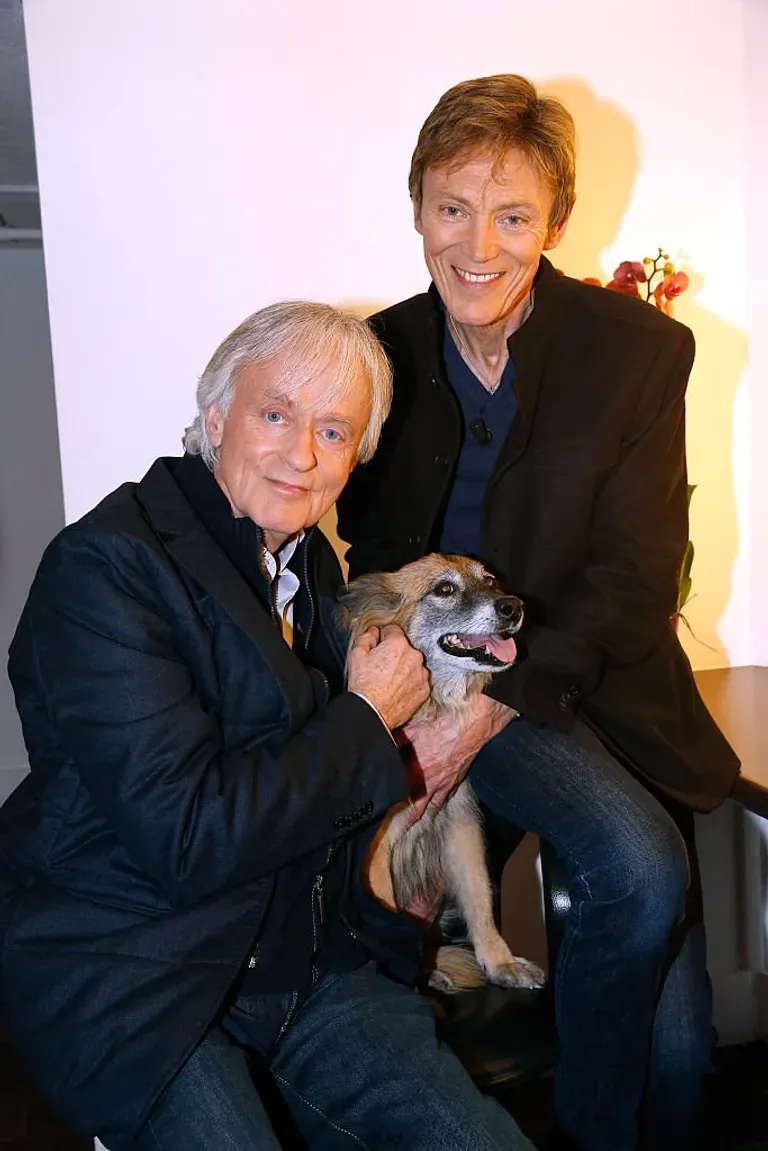 Singer Dave and his companion Patrick Loiseau.  |  Photo: Getty Images