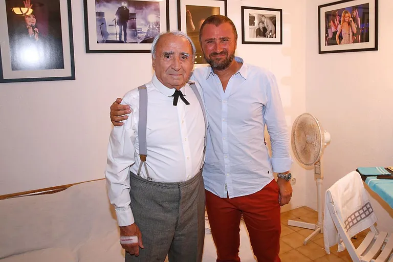 Claude Brasseur et son fils Alexandre Brasseur | Photo : Getty Images