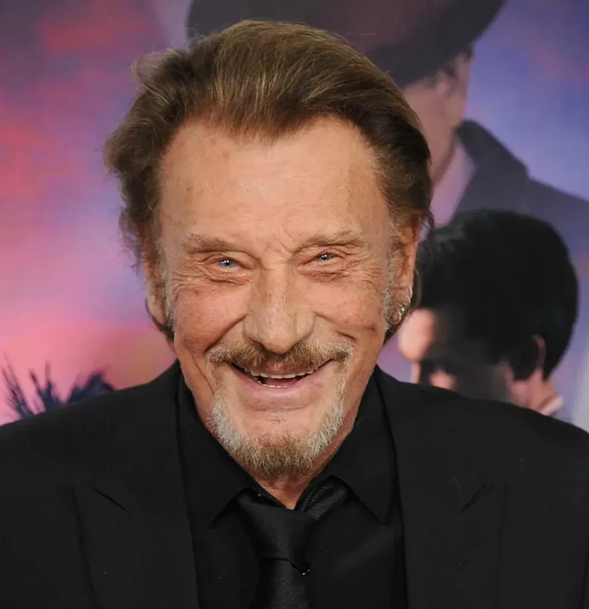 Johnny Hallyday souriant. | Photo : Getty Images