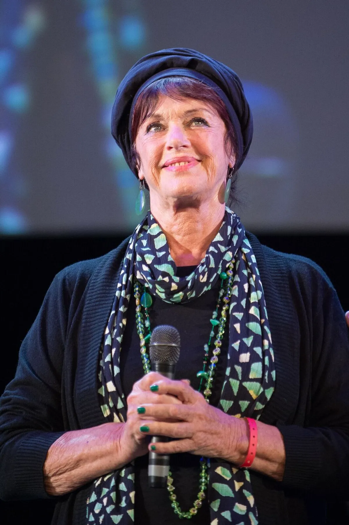 Anny Duperey assiste à la conférence de la fondation Nicolas Hulot ' L'appel de Nicolas Hulot' au Grand Rex à Paris, France. | Photo : Getty Images