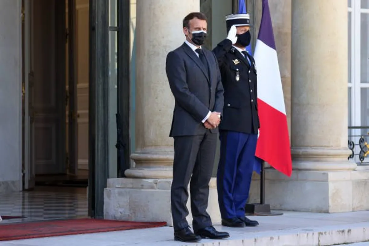 Le président Emmanuel Macron : Getty Images