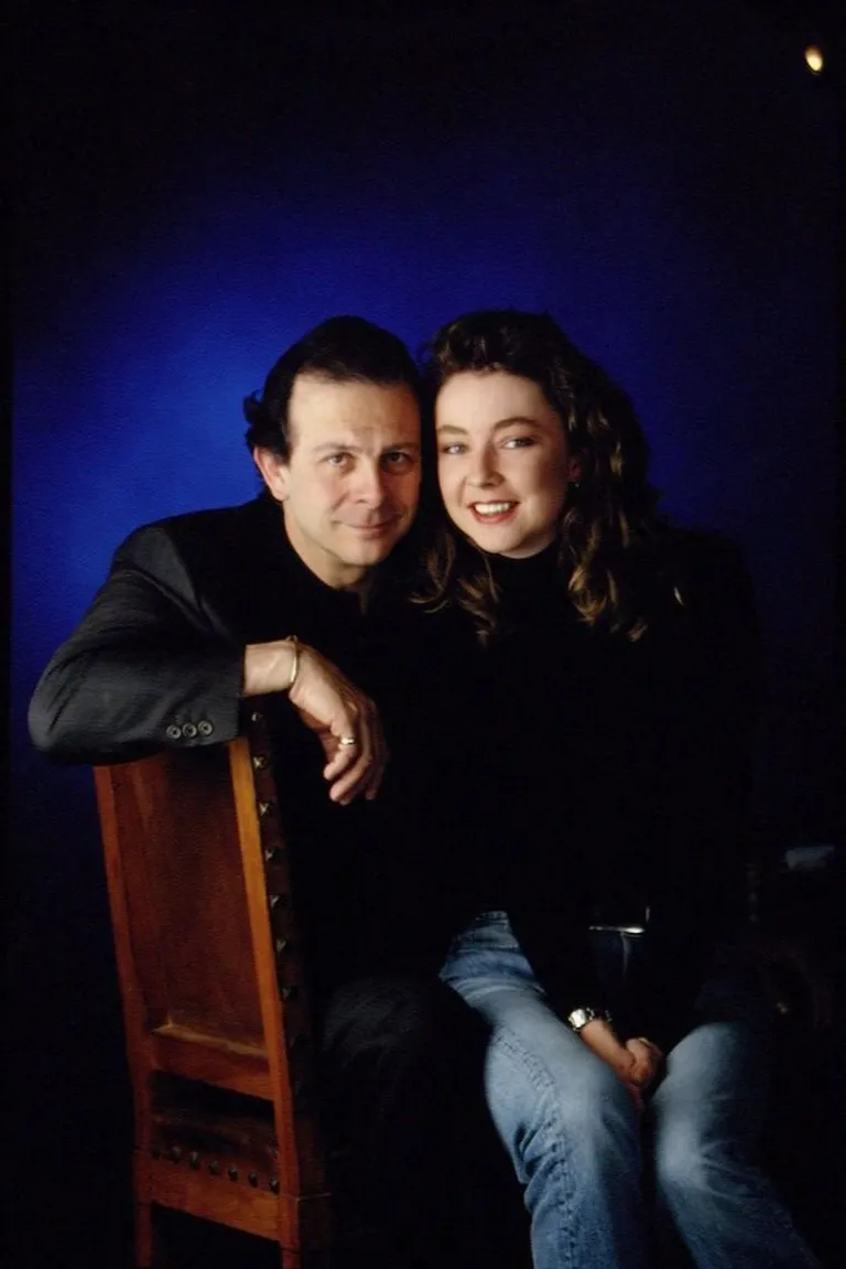 Roland Giraud avec sa fille Géraldine Giraud. l Source : Getty Images