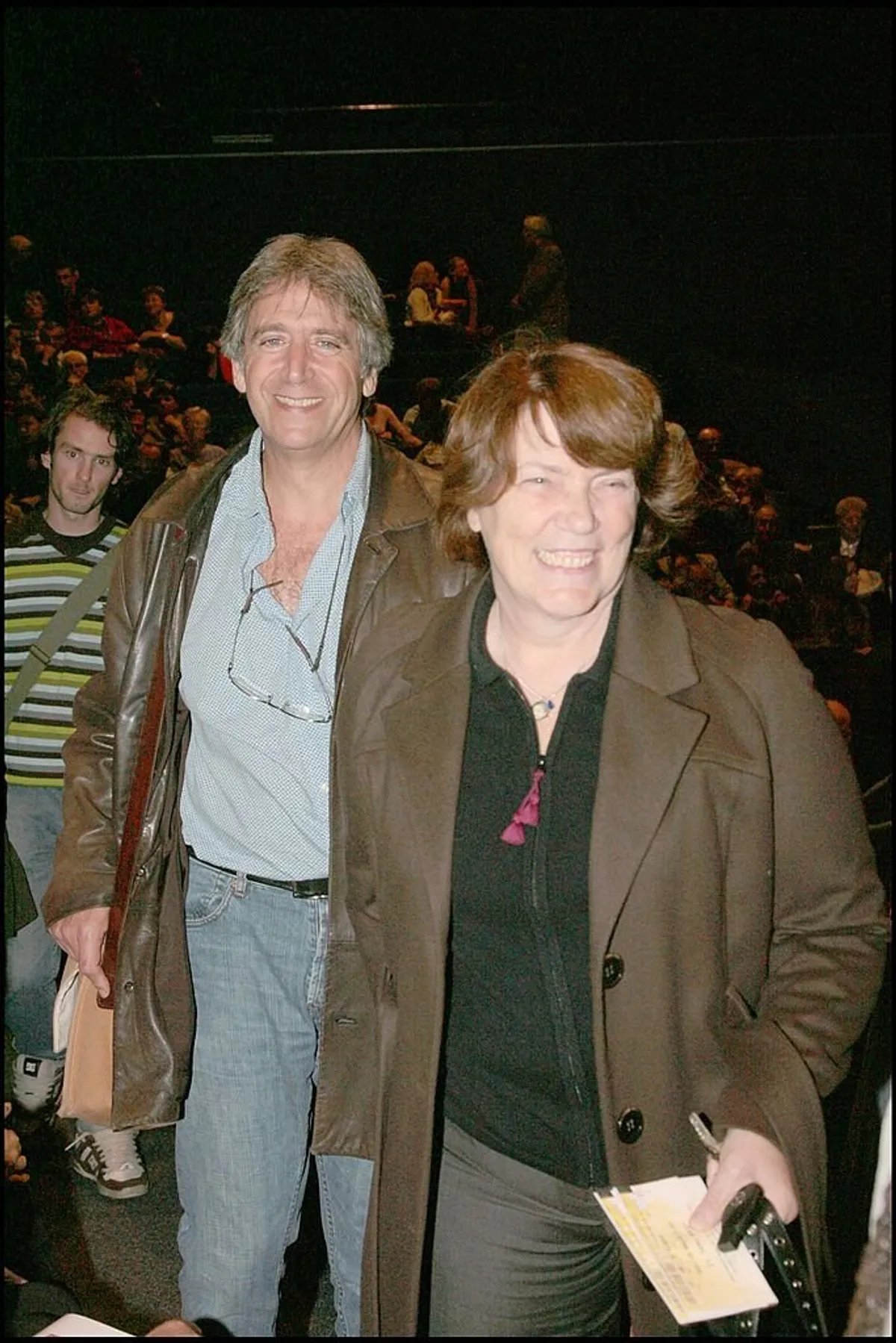 Yves Duteil et son épouse au palais des sports. | Photo : Getty Images