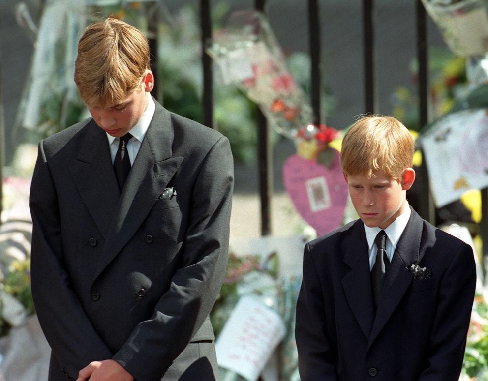 Le prince William et le prince Harry, les fils de Diana, princesse de Galles. | Photo : Getty Images