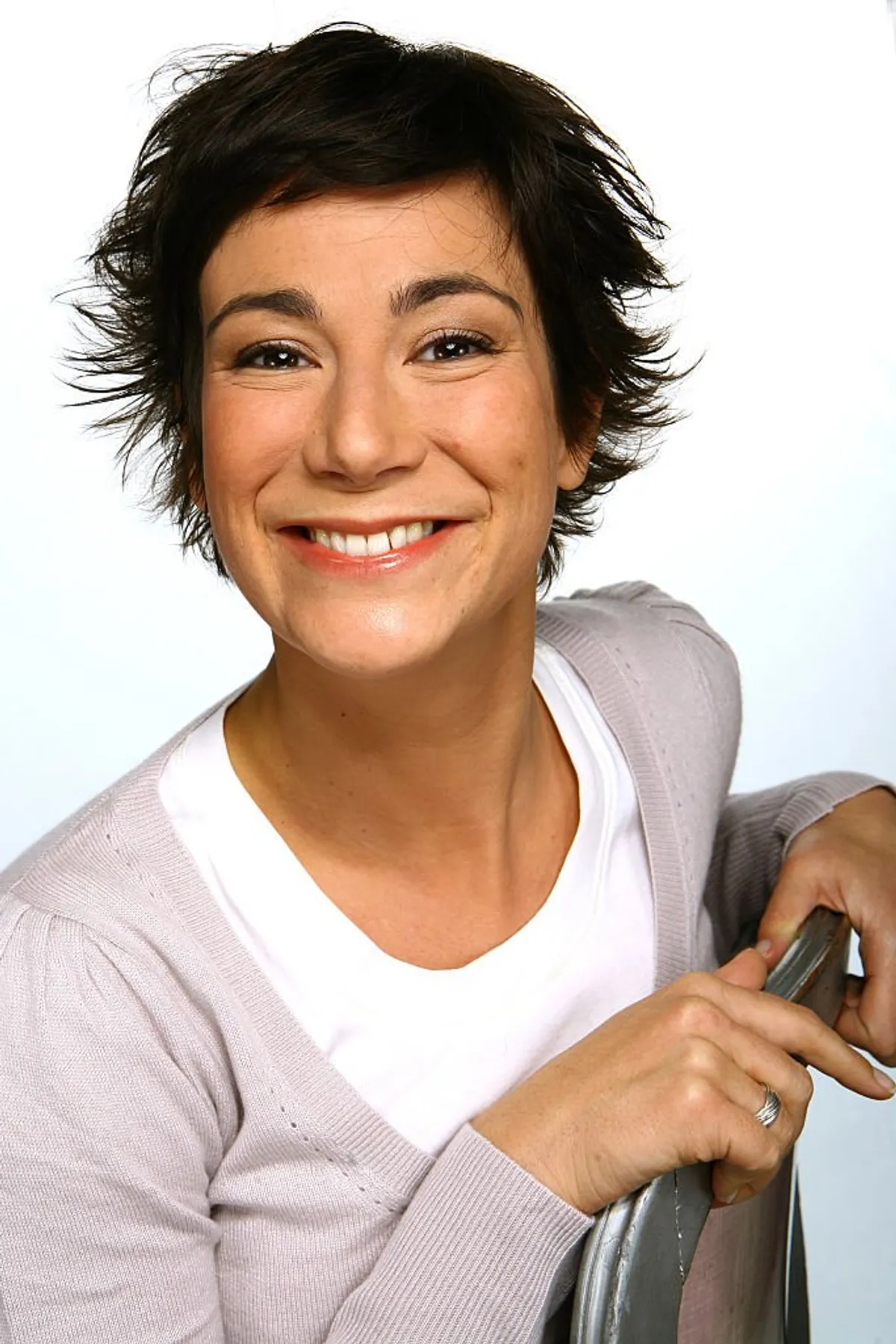 Virginie Hocq avec un magnifique sourire | Photo : Getty Images