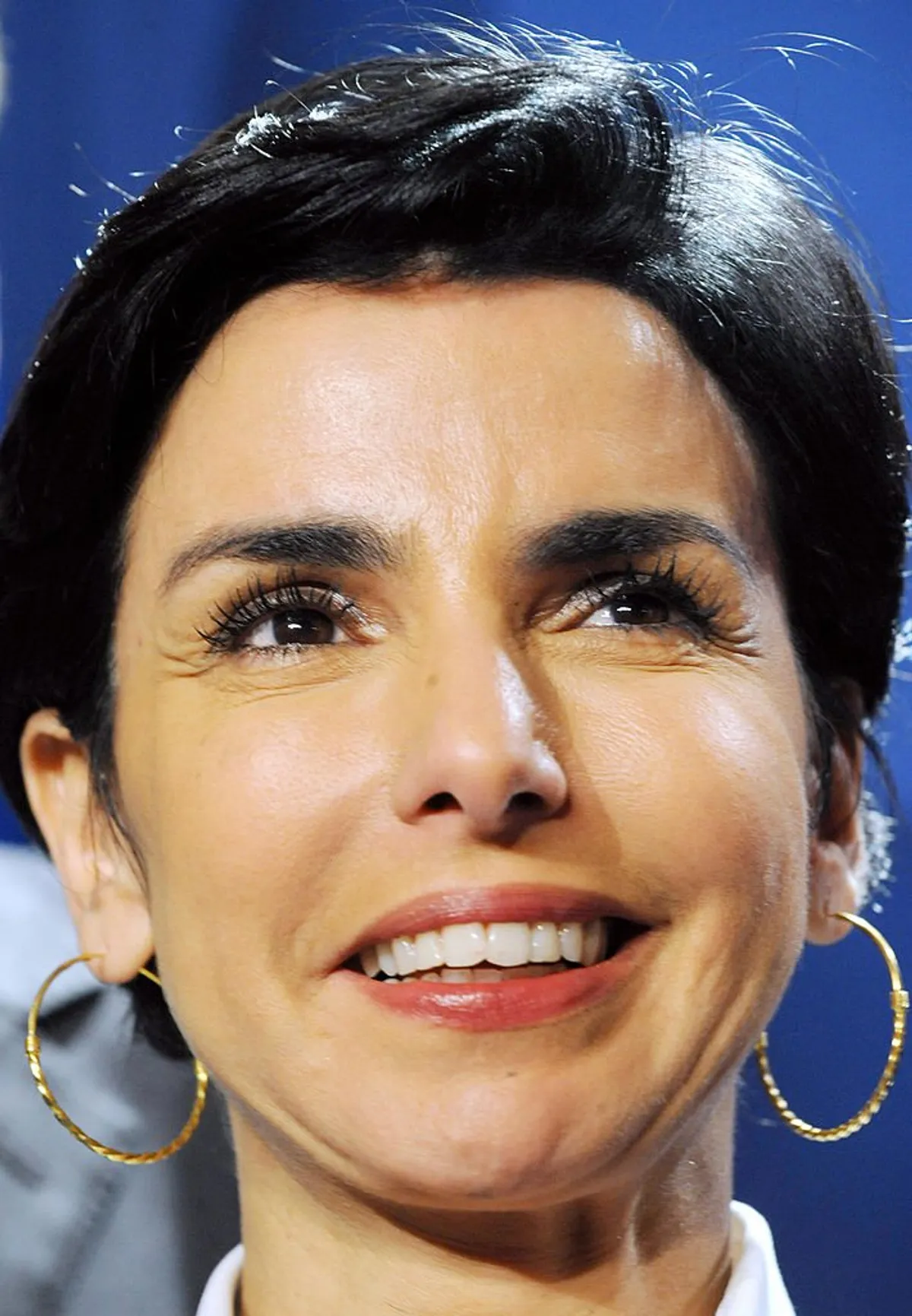 Rachida Dati, le 7 juin 2009 au siège de campagne de l'UMP après le vote. | Photo : Getty Images