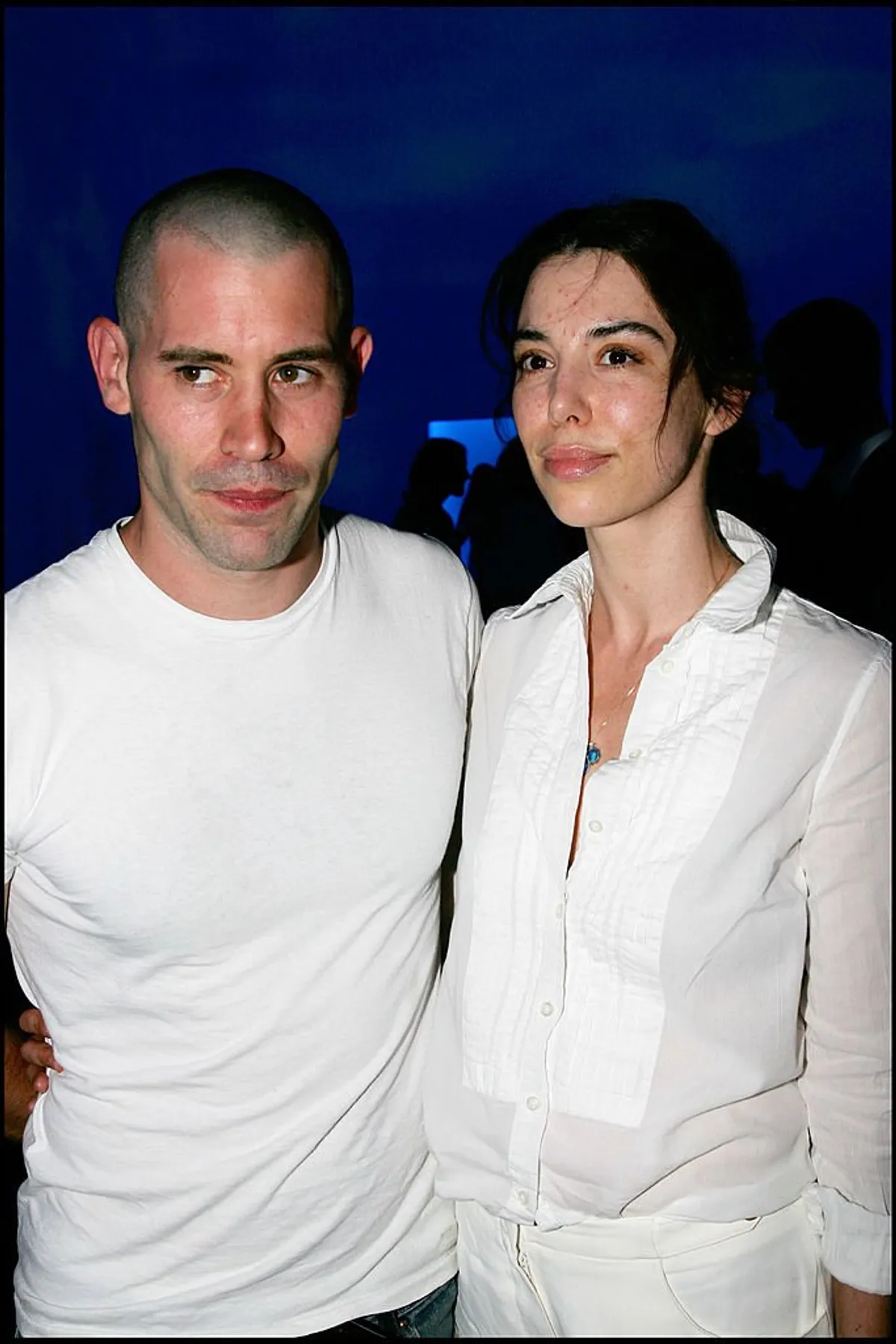 Jalil Lespert et Bérangère Allaux - Défilé Louis Vuitton collections masculines printemps été 2007. | Photo : Getty Images