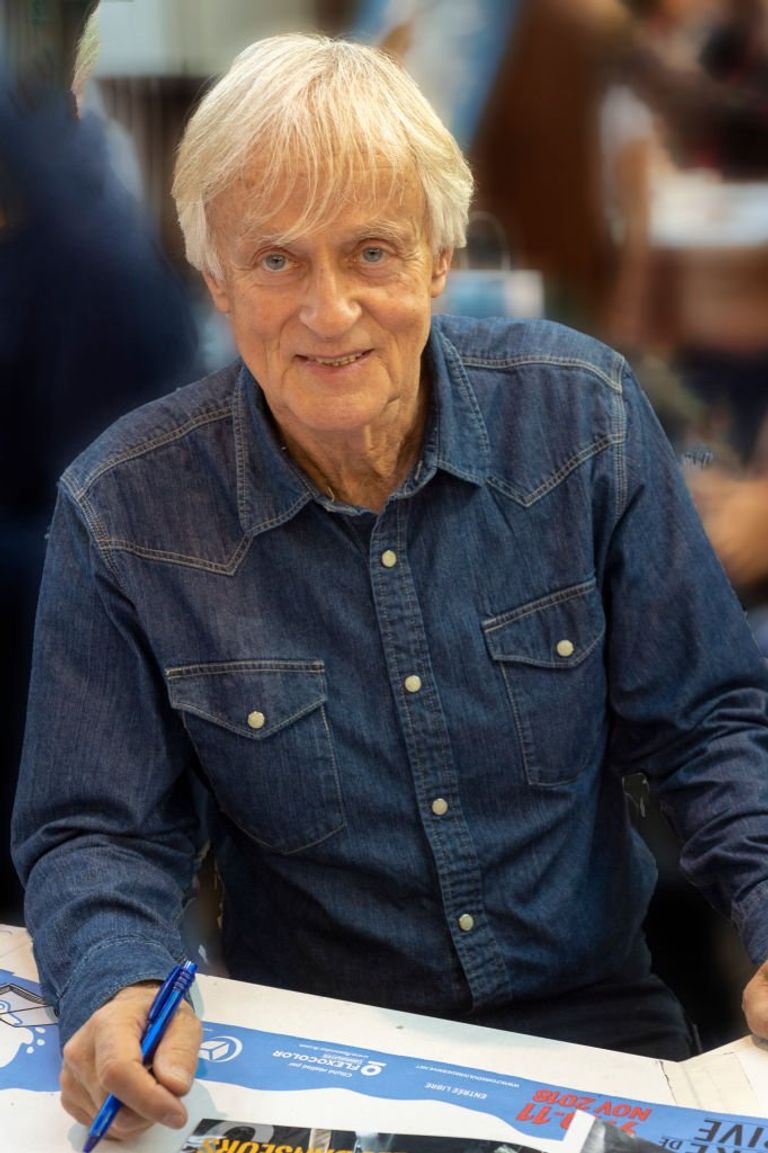 Portrait du chanteur néerlandais Dave, nom de scène de Wouter Otto Levenbach, lors de la "37e Foire du Livre" le 11 novembre 2018, à Brive-la-Gaillarde, France. | Photo : Getty Images