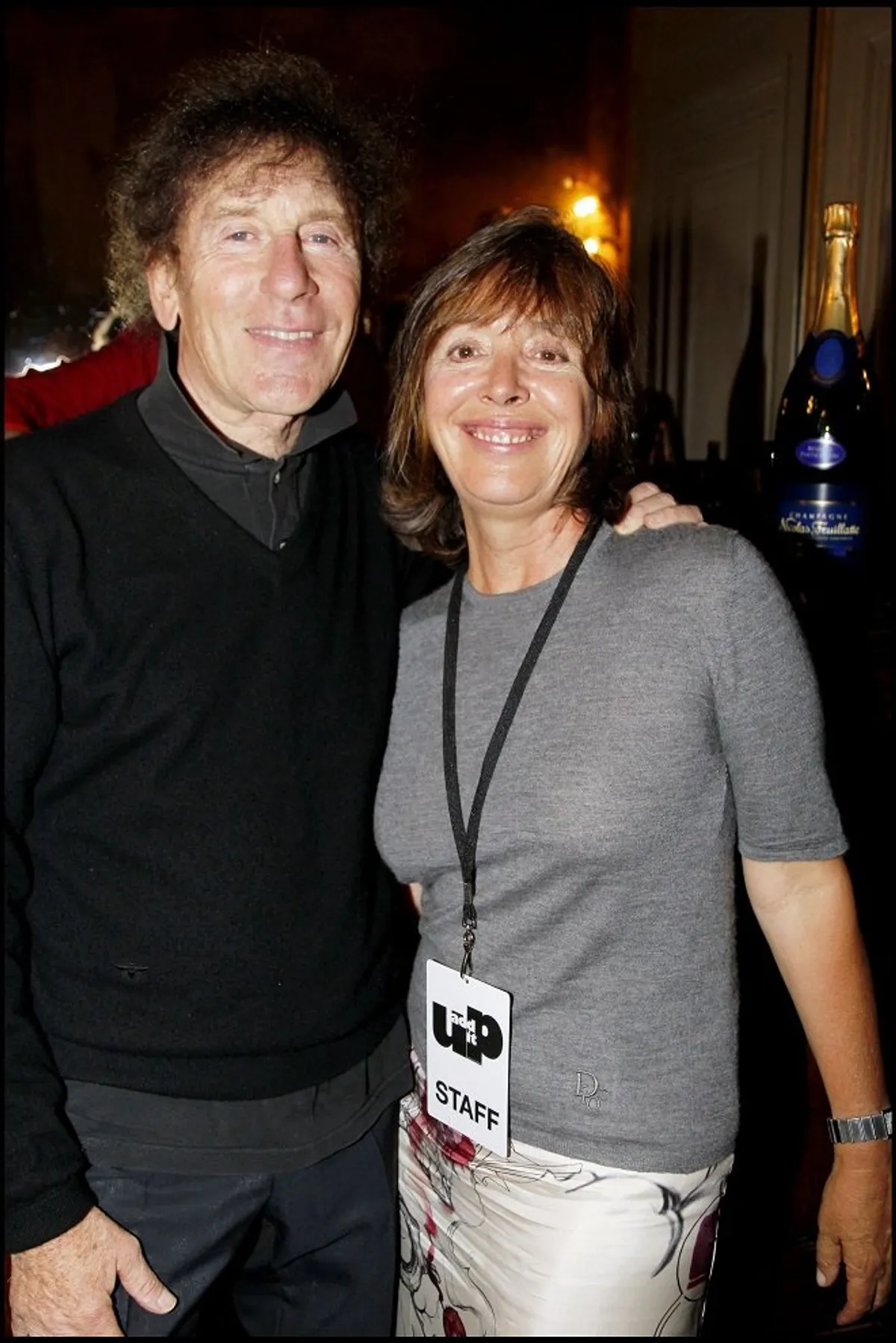 Alain Souchon et son épouse Françoise au 6ème gala de charité de l'Ifrad contre la maladie d'Alzheimer à l'Opéra Comique à Paris. | Photo : Getty Images.