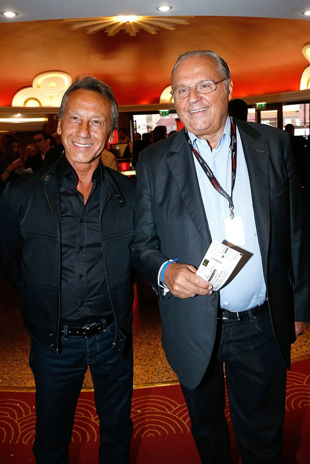 Gérard Louvin et son mari Daniel Moyne. | Photo : Getty Images