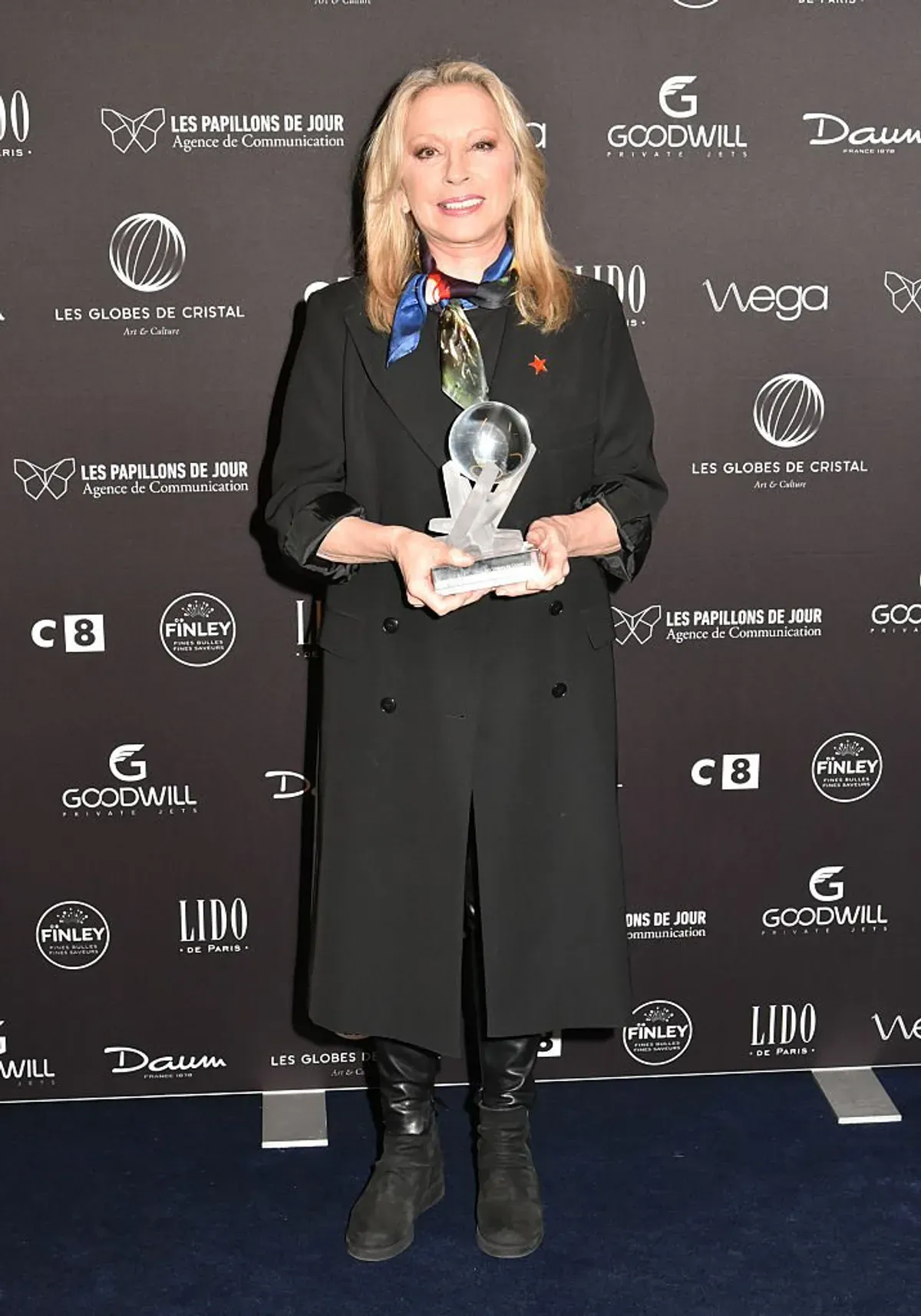 Véronique Sanson à la cérémonie des Globes de Cristal en 2017. | Photo : Getty Images