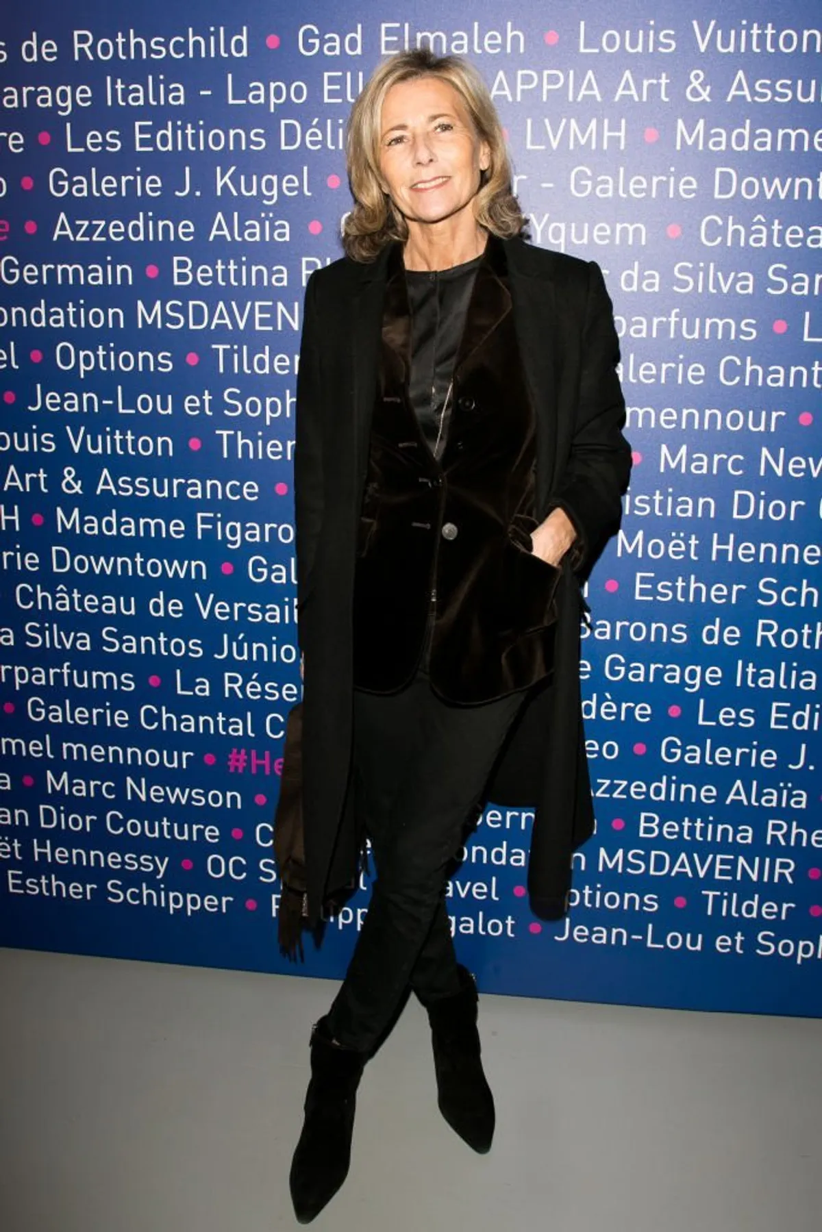 Claire Chazal assiste à "Heroes for Imagine" de Kamel Mennour | Photo : Getty Images