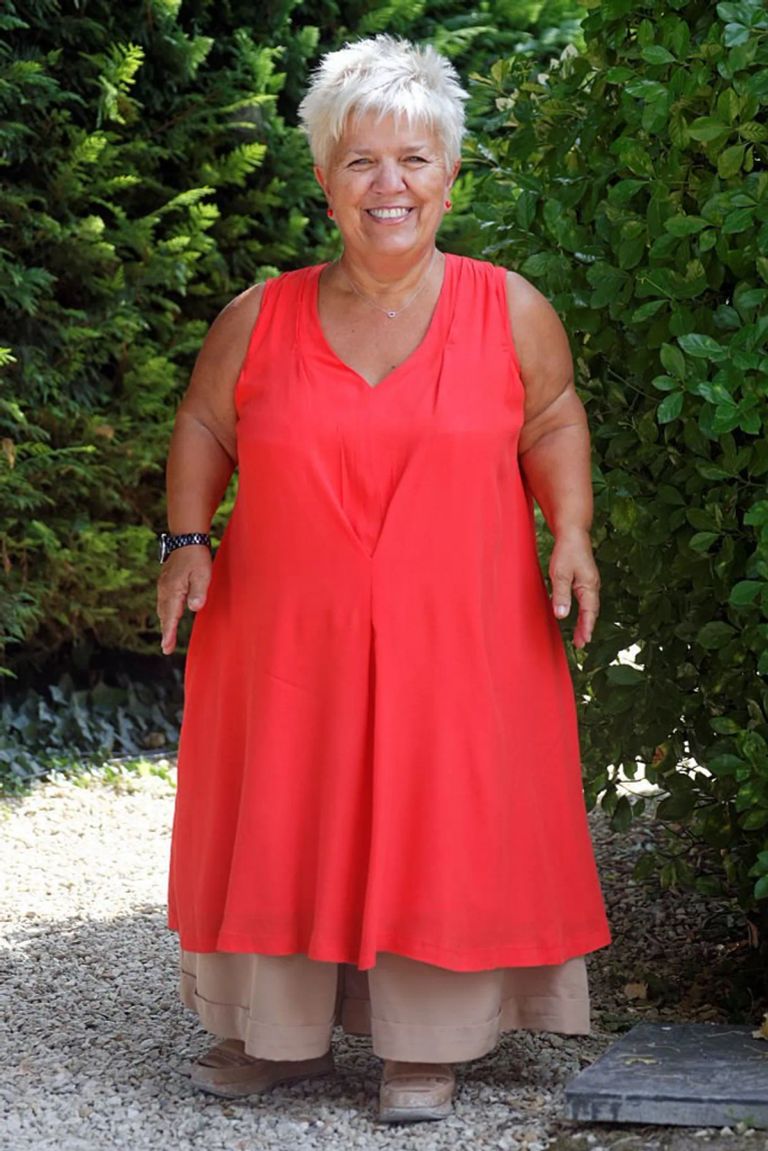Mimie Mathy in Angoulème on August 26, 2016. l Source: Getty Images