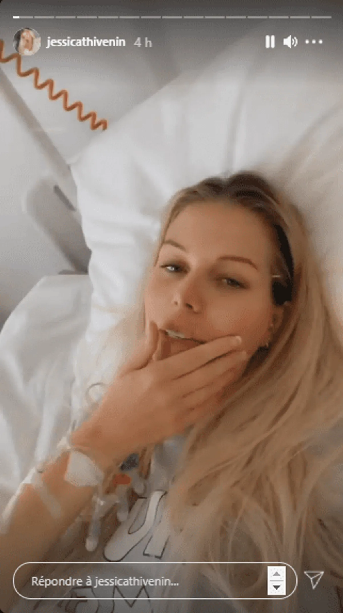 Capture d'écran de la story Instagram de Jessica Thivenin | Photo : Instagram/jessicathivenin/