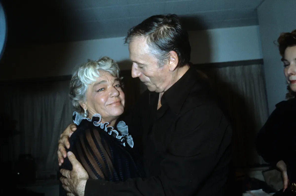Yves Montand et Simone Signoret en 1982 à New York. l Photo : Getty Images